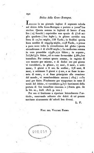 Annali universali di statistica, economia pubblica, storia e viaggi