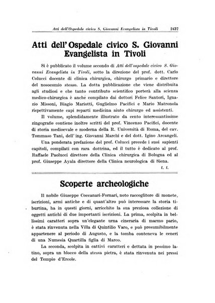 Bollettino di studi storici ed archeologici di Tivoli e regione