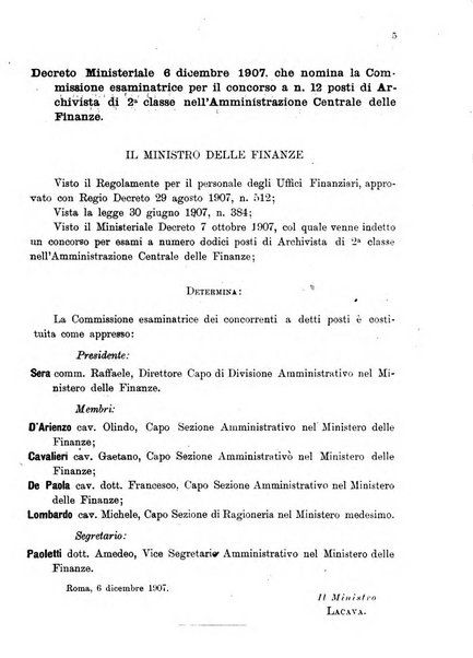 Bollettino ufficiale del personale