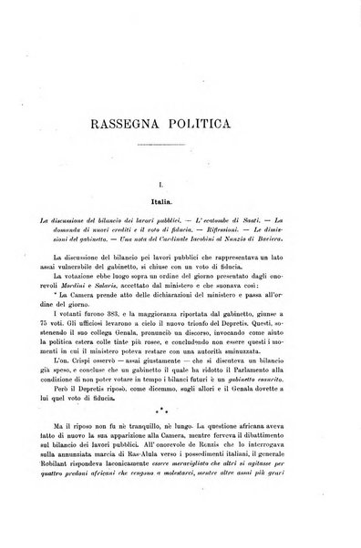 La rassegna italiana