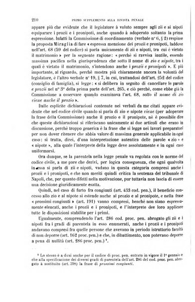 Il codice penale illustrato articolo per articolo ... primo supplemento alla Rivista Penale