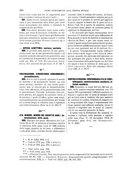 Il codice penale illustrato articolo per articolo ... primo supplemento alla Rivista Penale