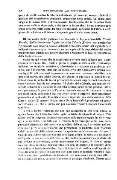 Il codice penale illustrato articolo per articolo ... primo supplemento alla Rivista Penale