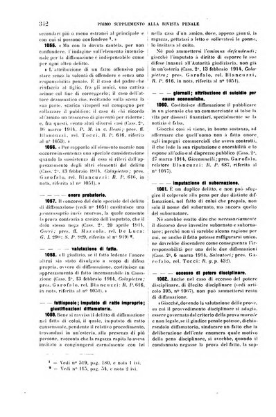 Il codice penale illustrato articolo per articolo ... primo supplemento alla Rivista Penale