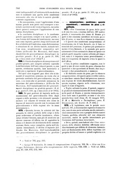 Il codice penale illustrato articolo per articolo ... primo supplemento alla Rivista Penale