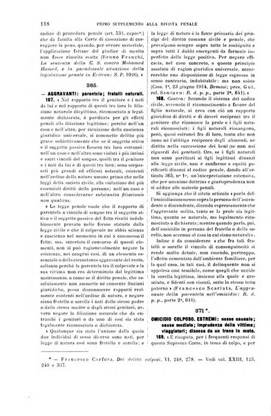 Il codice penale illustrato articolo per articolo ... primo supplemento alla Rivista Penale