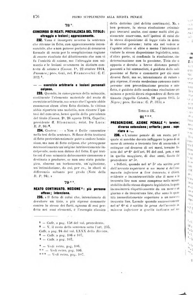 Il codice penale illustrato articolo per articolo ... primo supplemento alla Rivista Penale