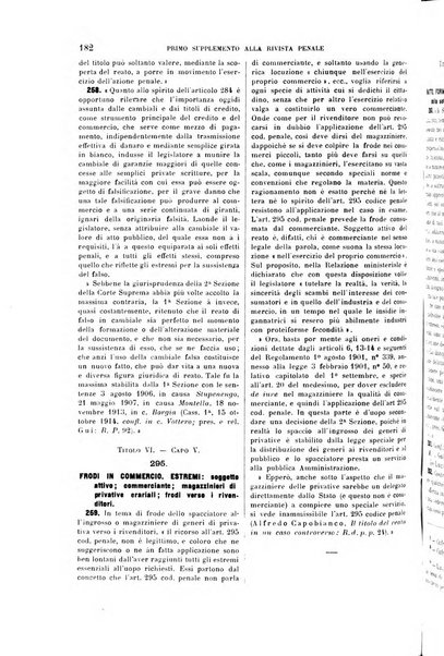 Il codice penale illustrato articolo per articolo ... primo supplemento alla Rivista Penale