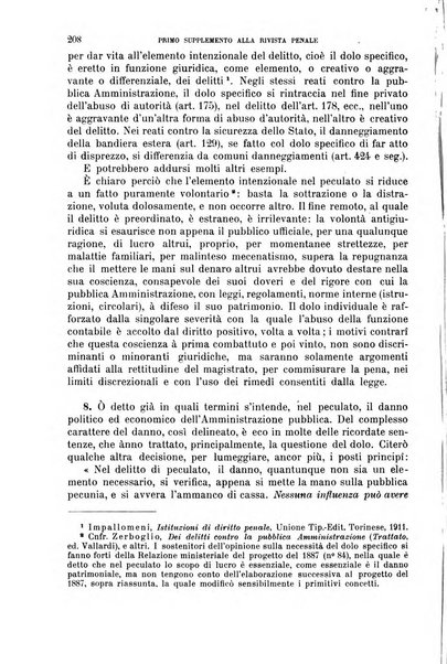 Il codice penale illustrato articolo per articolo ... primo supplemento alla Rivista Penale