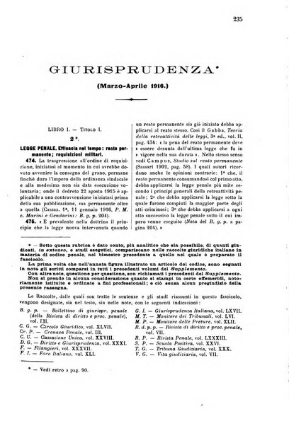 Il codice penale illustrato articolo per articolo ... primo supplemento alla Rivista Penale