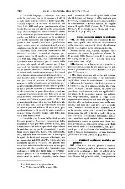 Il codice penale illustrato articolo per articolo ... primo supplemento alla Rivista Penale