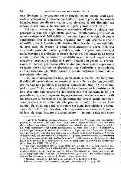 Il codice penale illustrato articolo per articolo ... primo supplemento alla Rivista Penale