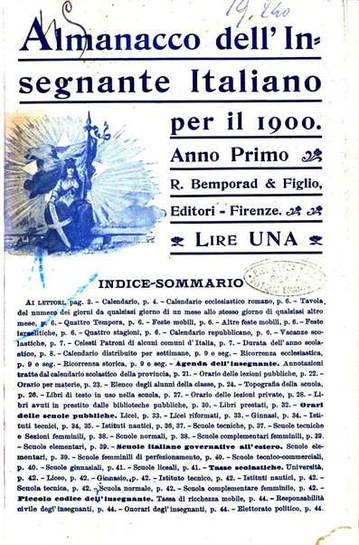 Almanacco dell'insegnante italiano per il ...