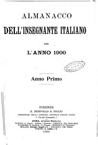 Almanacco dell'insegnante italiano per il ...