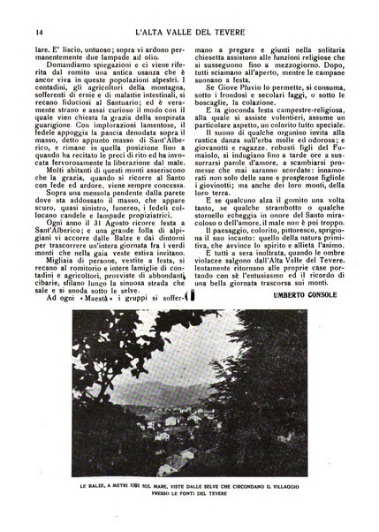 L'alta valle del Tevere rassegna bimestrale illustrata