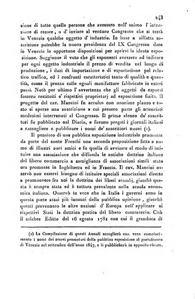 Annali universali di statistica, economia pubblica, geografia, storia, viaggi e commercio