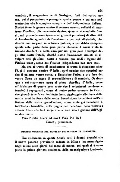 Annali universali di statistica, economia pubblica, geografia, storia, viaggi e commercio