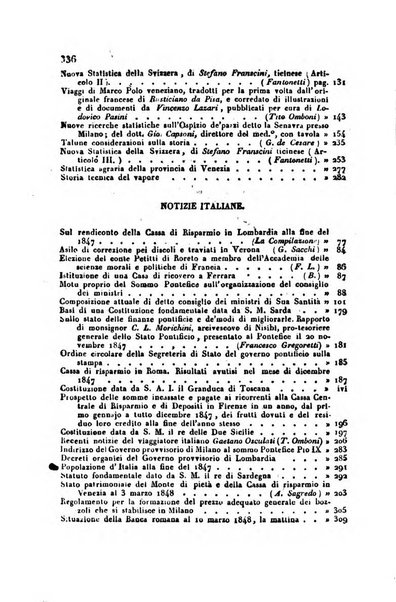 Annali universali di statistica, economia pubblica, geografia, storia, viaggi e commercio