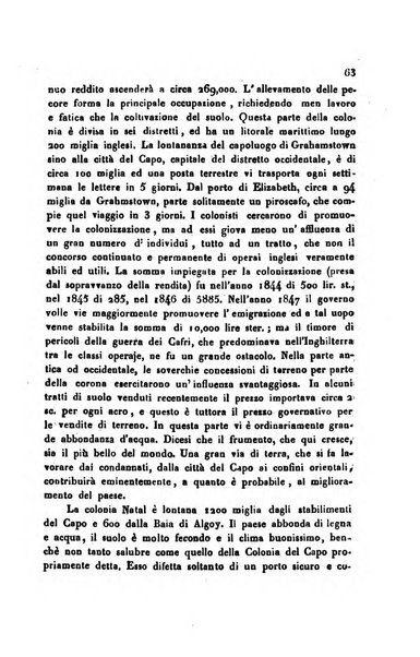 Annali universali di statistica, economia pubblica, geografia, storia, viaggi e commercio