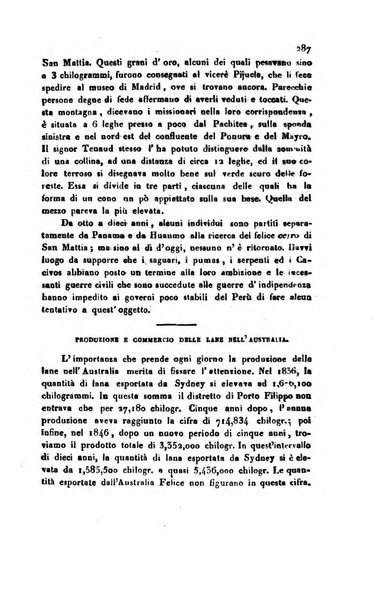 Annali universali di statistica, economia pubblica, geografia, storia, viaggi e commercio