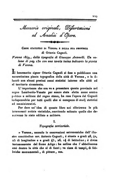 Annali universali di statistica, economia pubblica, geografia, storia, viaggi e commercio