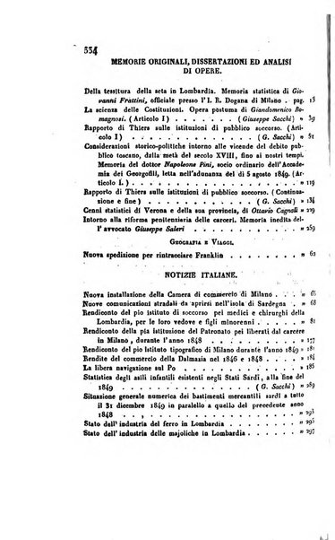 Annali universali di statistica, economia pubblica, geografia, storia, viaggi e commercio