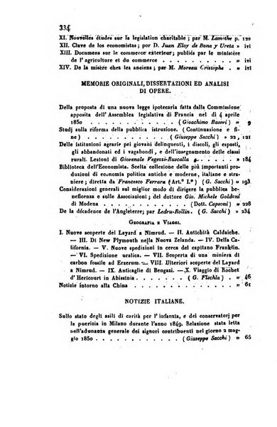 Annali universali di statistica, economia pubblica, geografia, storia, viaggi e commercio