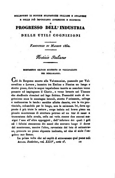 Annali universali di statistica, economia pubblica, geografia, storia, viaggi e commercio