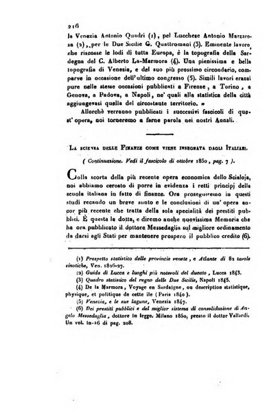 Annali universali di statistica, economia pubblica, geografia, storia, viaggi e commercio