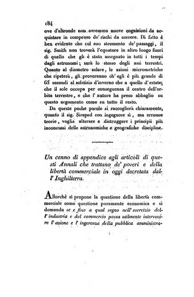 Annali universali di statistica, economia pubblica, storia, viaggi e commercio