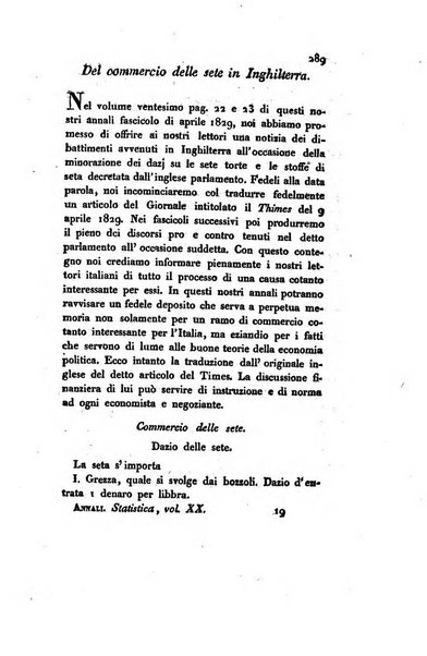 Annali universali di statistica, economia pubblica, storia, viaggi e commercio