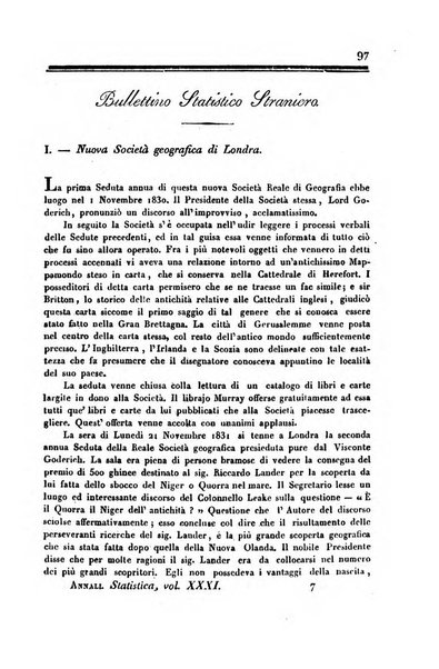 Annali universali di statistica, economia pubblica, storia, viaggi e commercio