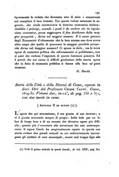 Annali universali di statistica, economia pubblica, storia, viaggi e commercio