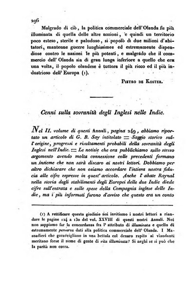 Annali universali di statistica, economia pubblica, storia, viaggi e commercio