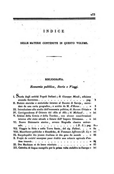 Annali universali di statistica, economia pubblica, storia, viaggi e commercio