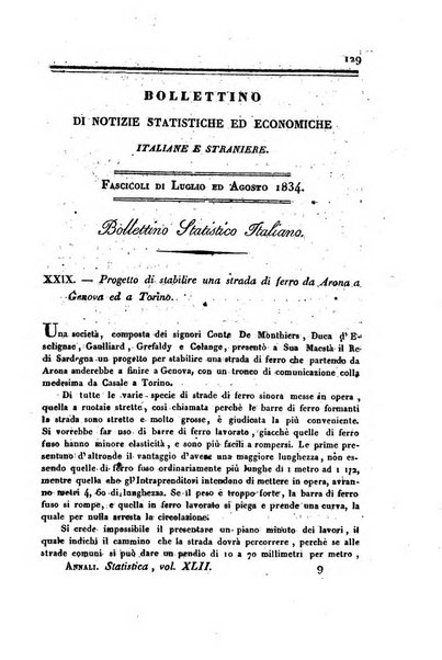 Annali universali di statistica, economia pubblica, storia, viaggi e commercio