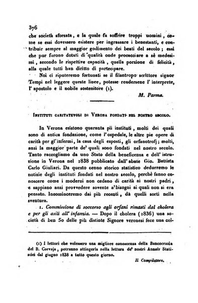 Annali universali di statistica, economia pubblica, storia, viaggi e commercio