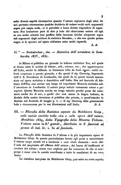 Annali universali di statistica, economia pubblica, storia, viaggi e commercio