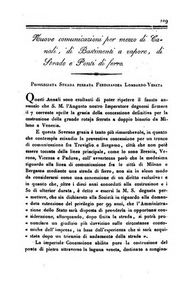 Annali universali di statistica, economia pubblica, storia, viaggi e commercio