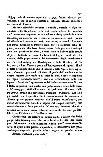 Annali universali di statistica, economia pubblica, storia, viaggi e commercio