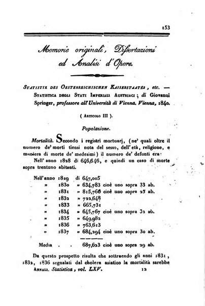 Annali universali di statistica, economia pubblica, storia, viaggi e commercio