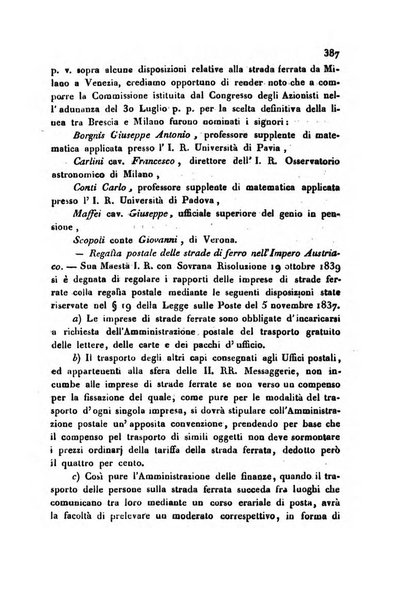 Annali universali di statistica, economia pubblica, storia, viaggi e commercio