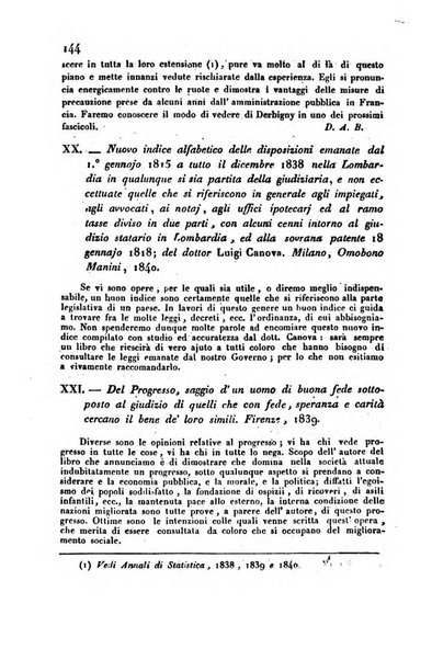 Annali universali di statistica, economia pubblica, storia, viaggi e commercio