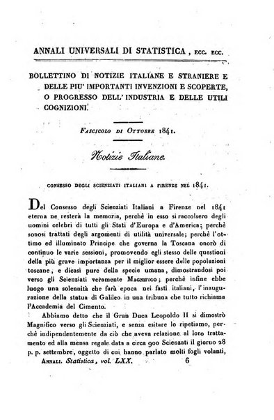 Annali universali di statistica, economia pubblica, storia, viaggi e commercio