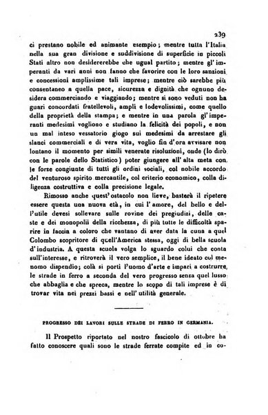 Annali universali di statistica, economia pubblica, storia, viaggi e commercio