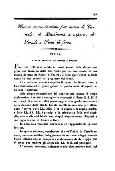 Annali universali di statistica, economia pubblica, storia, viaggi e commercio