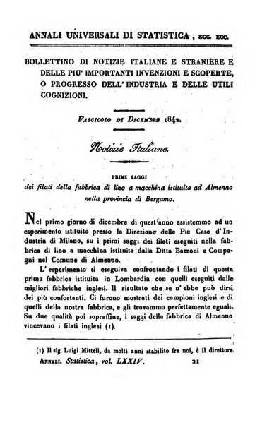 Annali universali di statistica, economia pubblica, storia, viaggi e commercio