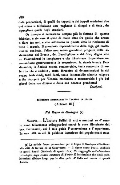 Annali universali di statistica, economia pubblica, storia, viaggi e commercio