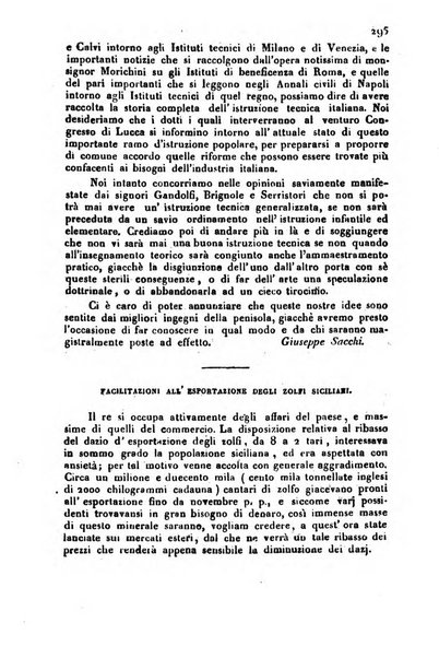 Annali universali di statistica, economia pubblica, storia, viaggi e commercio