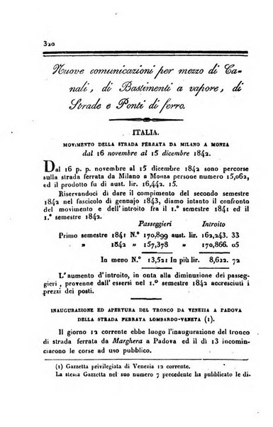 Annali universali di statistica, economia pubblica, storia, viaggi e commercio